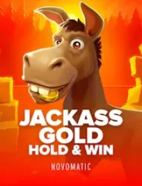jackass gold hold and win slot logo